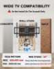 پایه دیواری تلویزیون Pipishell Full Motion TV Wall Mount