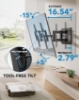 پایه دیواری تلویزیون Pipishell Full Motion TV Wall Mount
